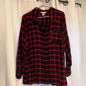 Cj banks plaid shirt